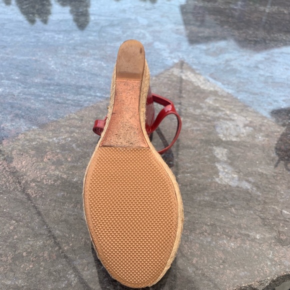 Gucci red wedges with corked bottom - Picture 3 of 6